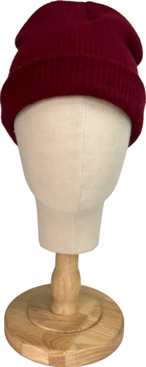 BDG Red Burgundy Knitted hat One Size