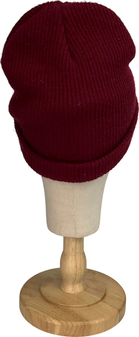 BDG Red Burgundy Knitted hat One Size