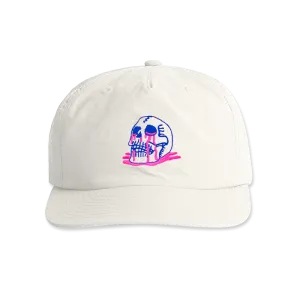 Skull Puddle Surf Hat - White